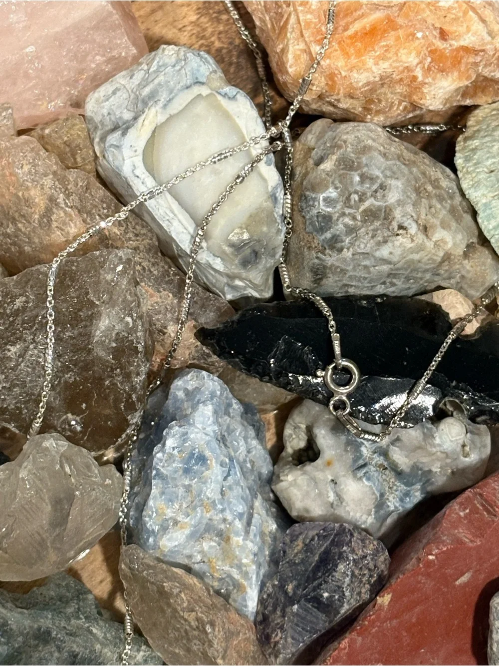 Sterling Silver Chain Necklace – Silver